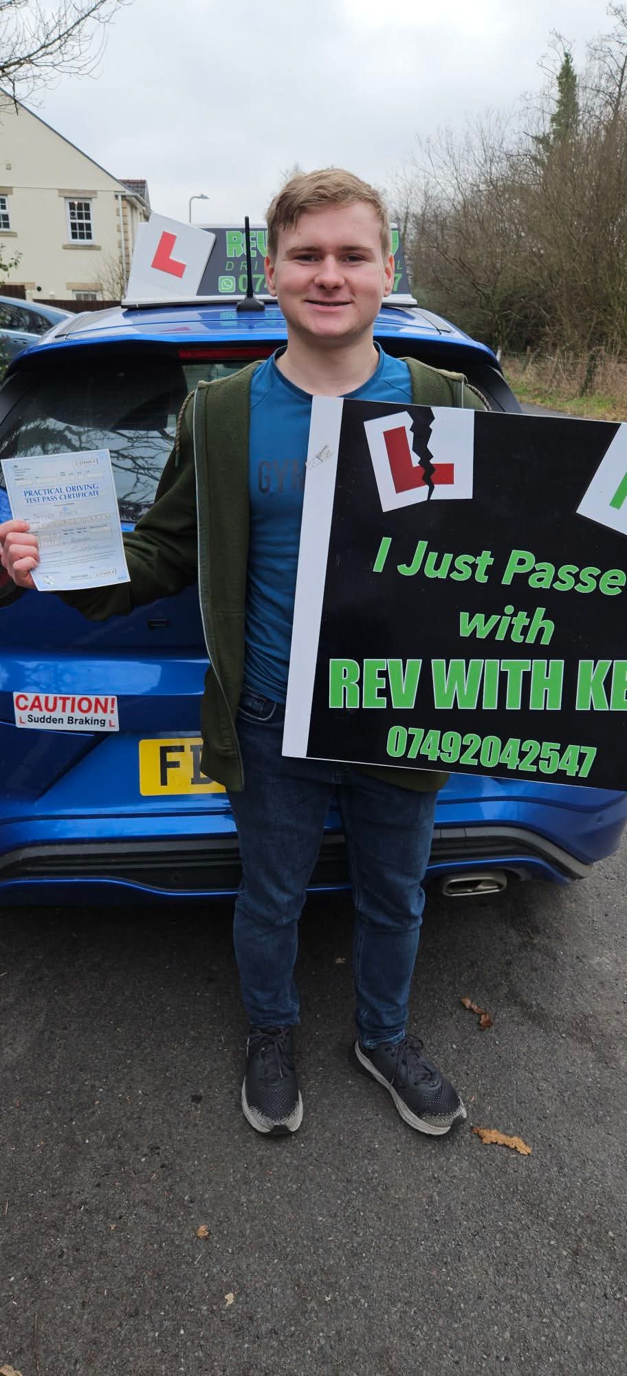 Successful driving test pass 12